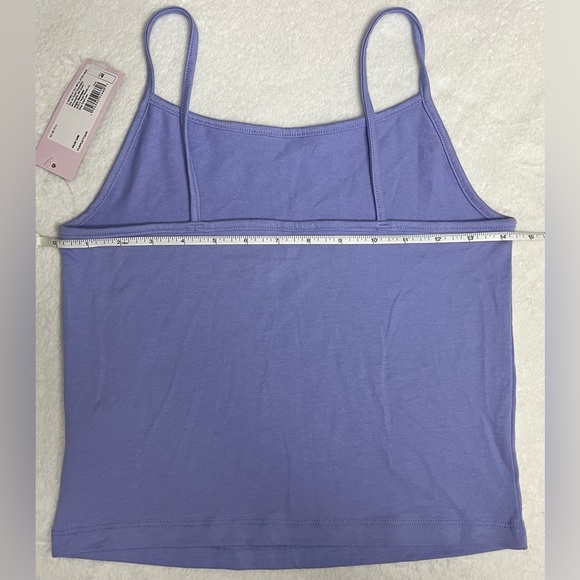 NWT! Wild Fable size medium lilac purple spaghetti strap crop cami top - Picture 3 of 6